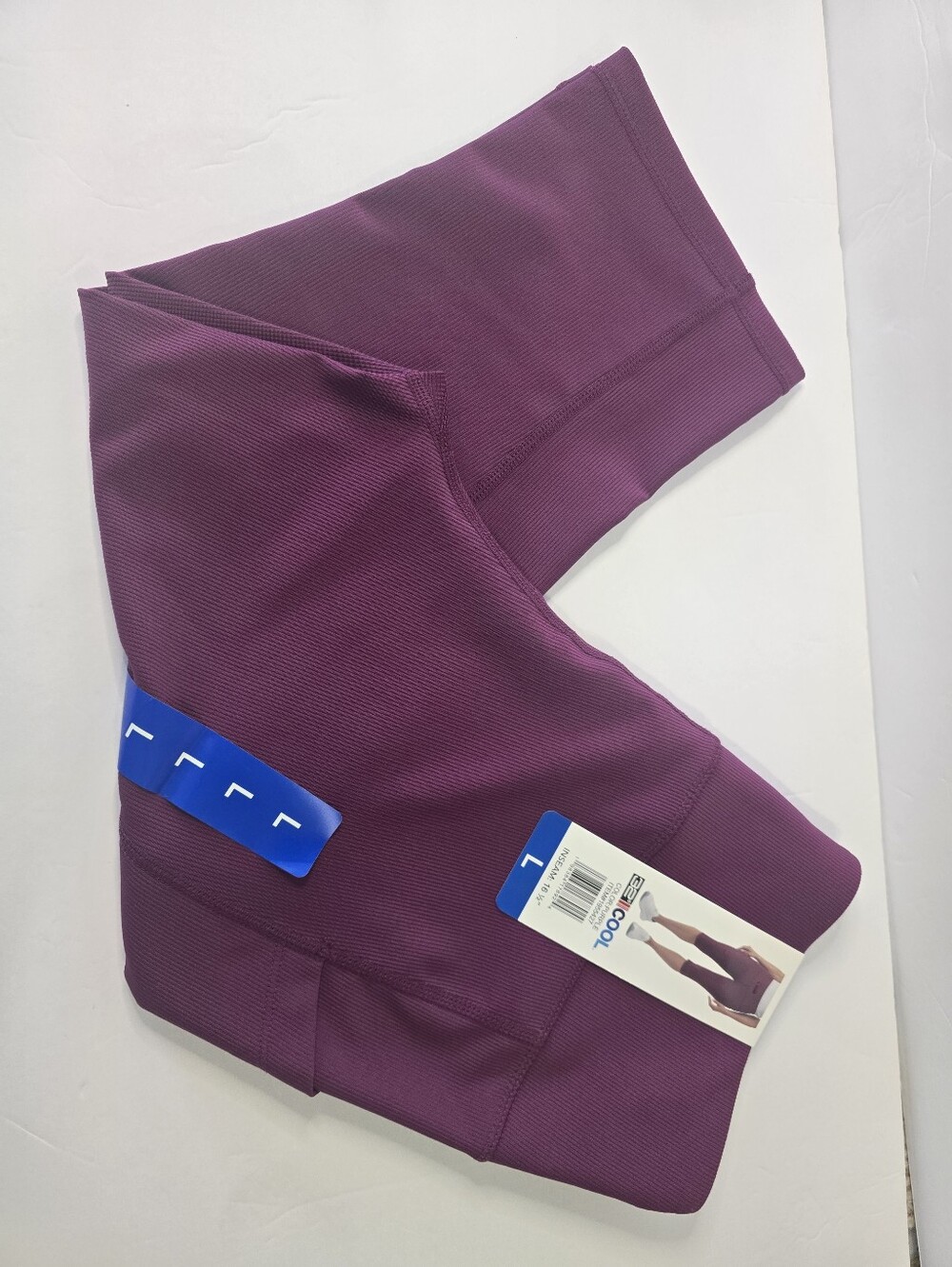 Purple Women’s Jeggings with Ribbed Stretch - Unbranded